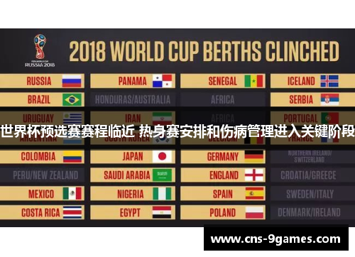 世界杯预选赛赛程临近 热身赛安排和伤病管理进入关键阶段